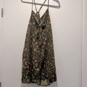 Xhilaration Multicolor Floral Print Sleeveless V-Neck Dress Sz XXL